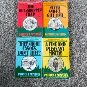 Lot Patrick McManus Books HUMOR, FISHING, HUNTING, Camping and OUTDOOR ADVENTURE